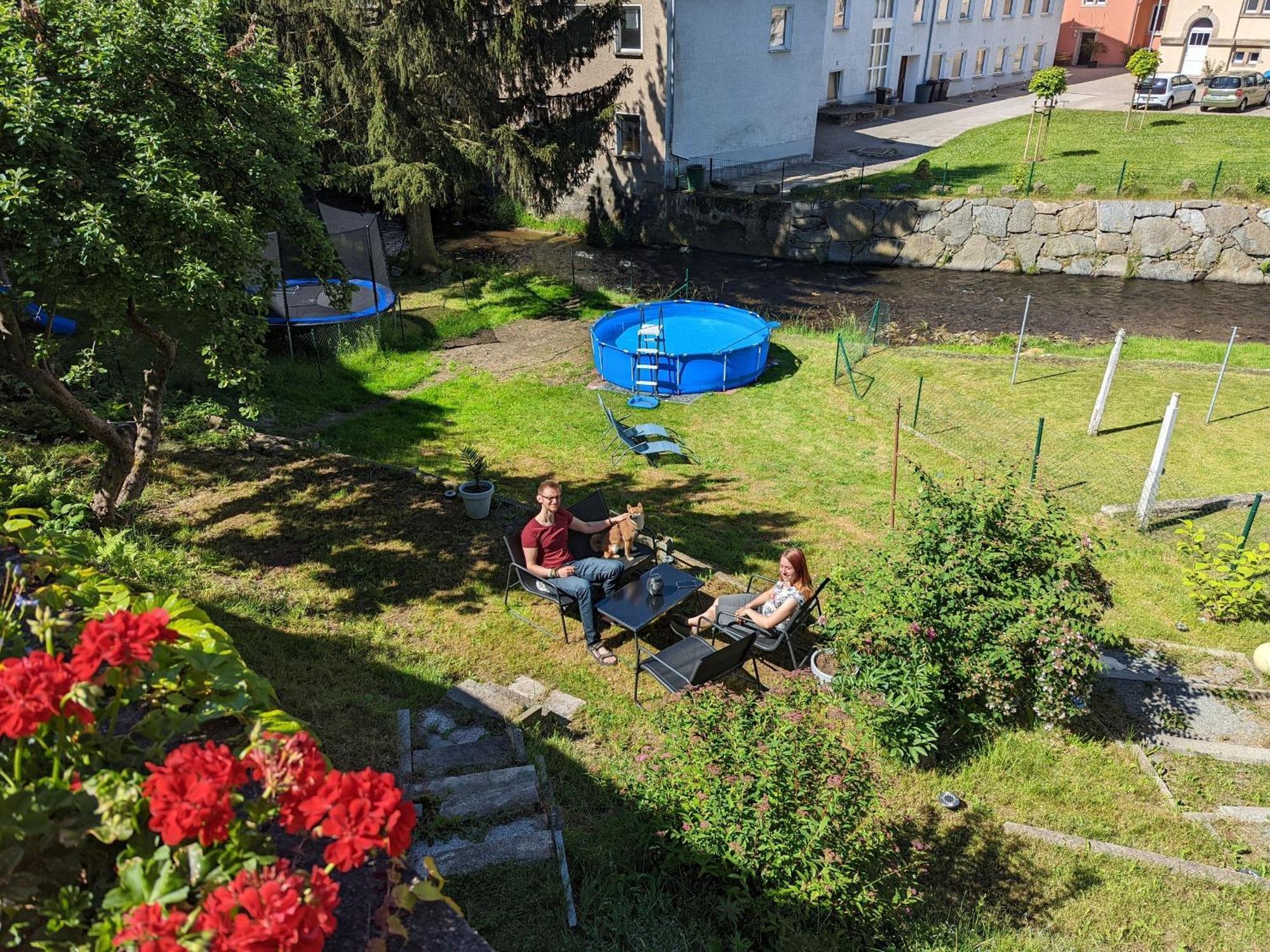 Hw3 - Urlaubsmagie - Helle, Grosse Wohnung Mit Pool Sebnitz Exterior photo
