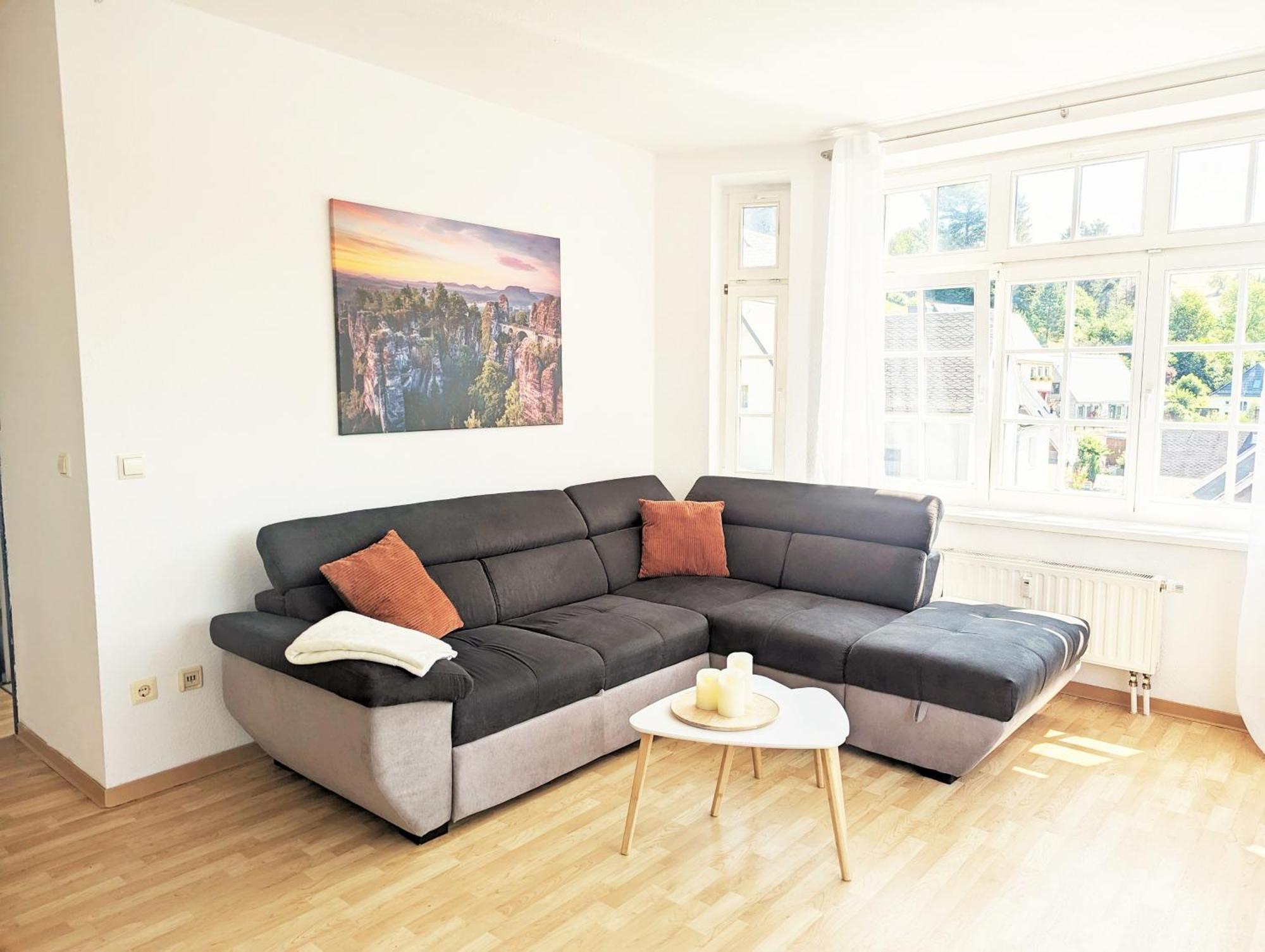 Hw3 - Urlaubsmagie - Helle, Grosse Wohnung Mit Pool Sebnitz Exterior photo