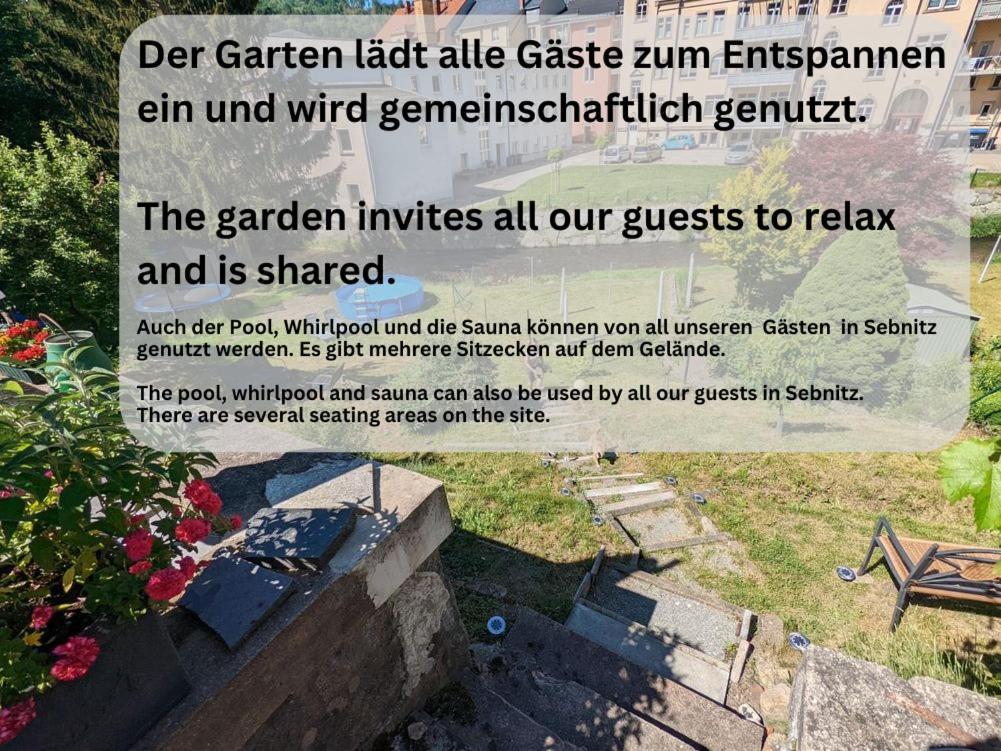 Hw3 - Urlaubsmagie - Helle, Grosse Wohnung Mit Pool Sebnitz Exterior photo